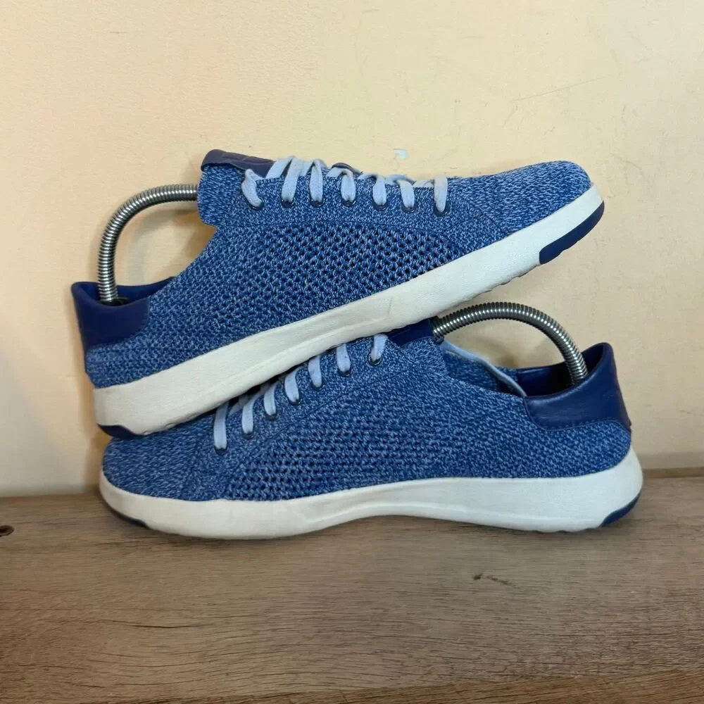 blue knit Cole Haan GrandPrø Stitchlite sneakers men’s size 9 shoes